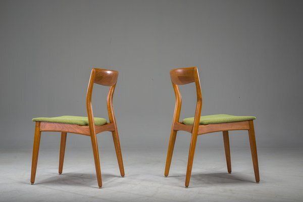 Dining Teak Chairs Attributed To R. Borregaard For Viborg, 1970s, Set Of 2 photo furniture