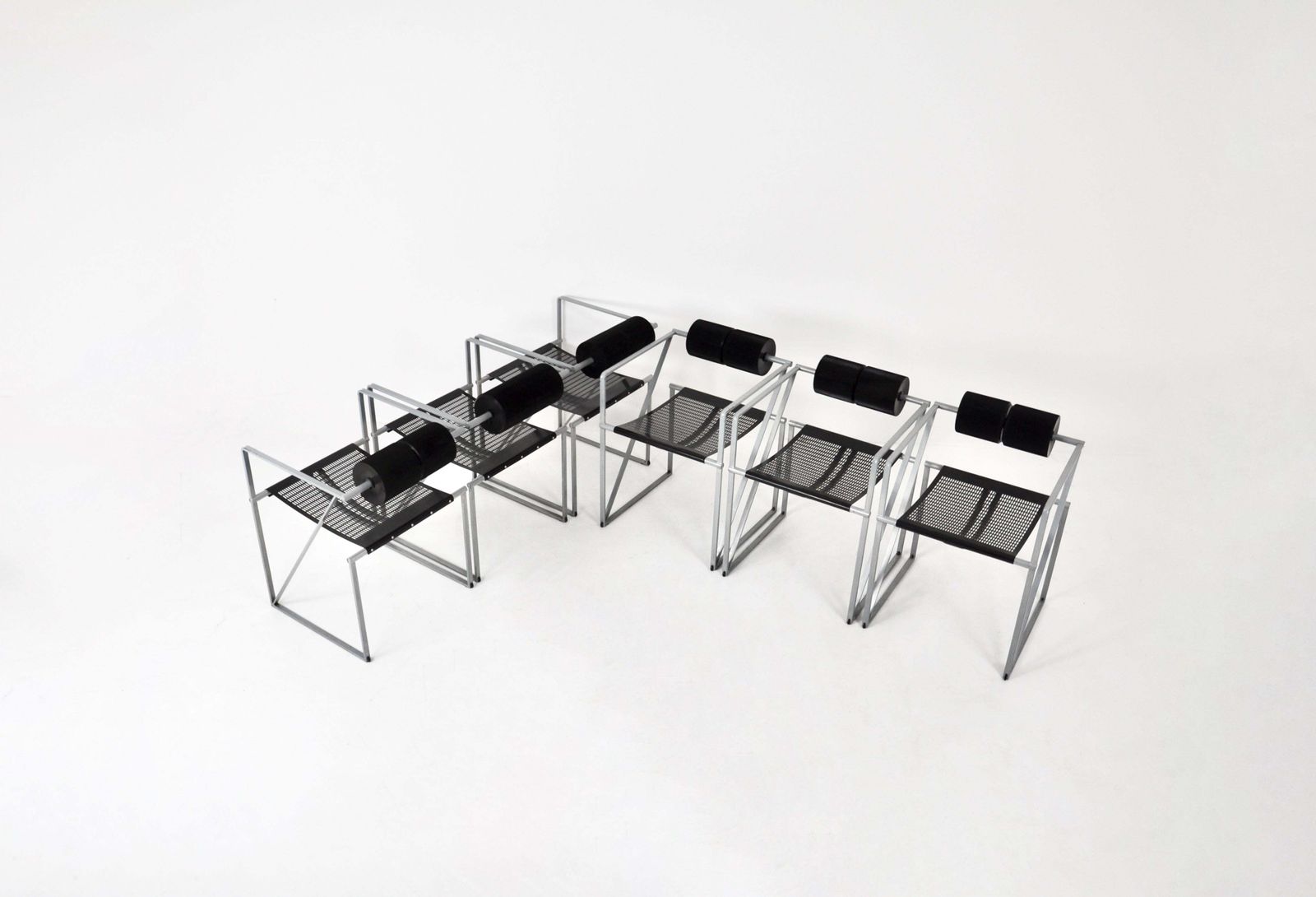 "Seconda 602" Chairs By Mario Botta For Alias, 1980s, Set Of 6 photo for sale