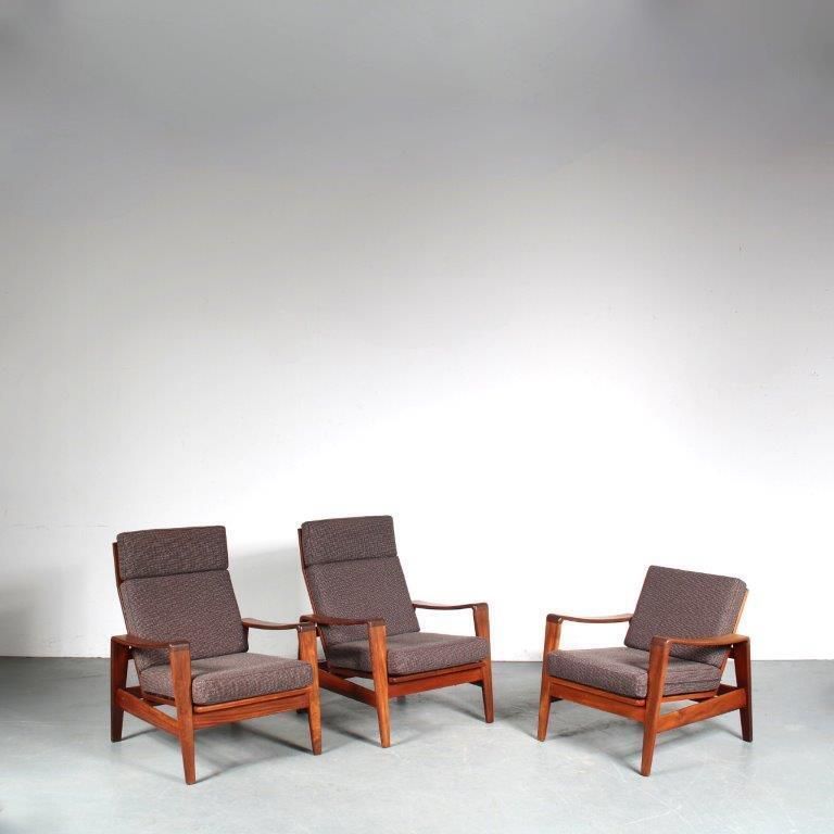 1073.0 1960s Arne Wahl Iversen Lounge Chair For Komfort Denmark photo