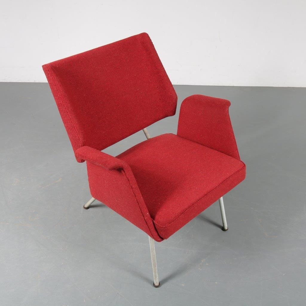 1956 Unique German Lounge Chair By Herbert Hirche photo vintage