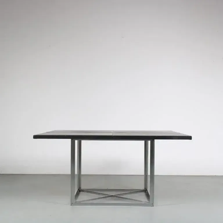 Pk40 Dining Table By Poul Kjaerholm For Fritz Hansen, Denmark, 1980 photo for sale