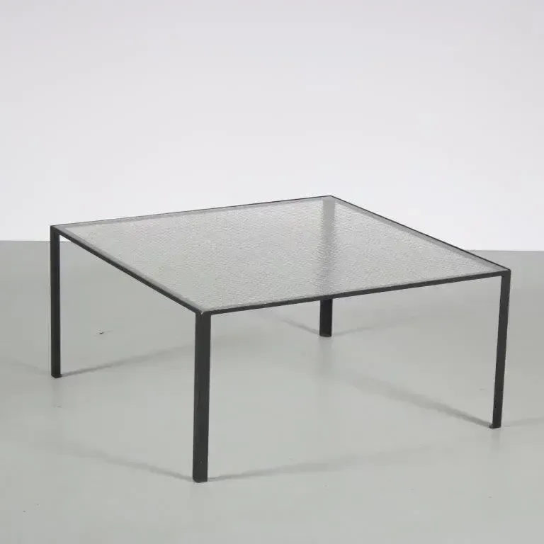 1950s Safety Glass Coffee Table By Floris Fiedeldij For Artimeta, Netherlands photo furniture