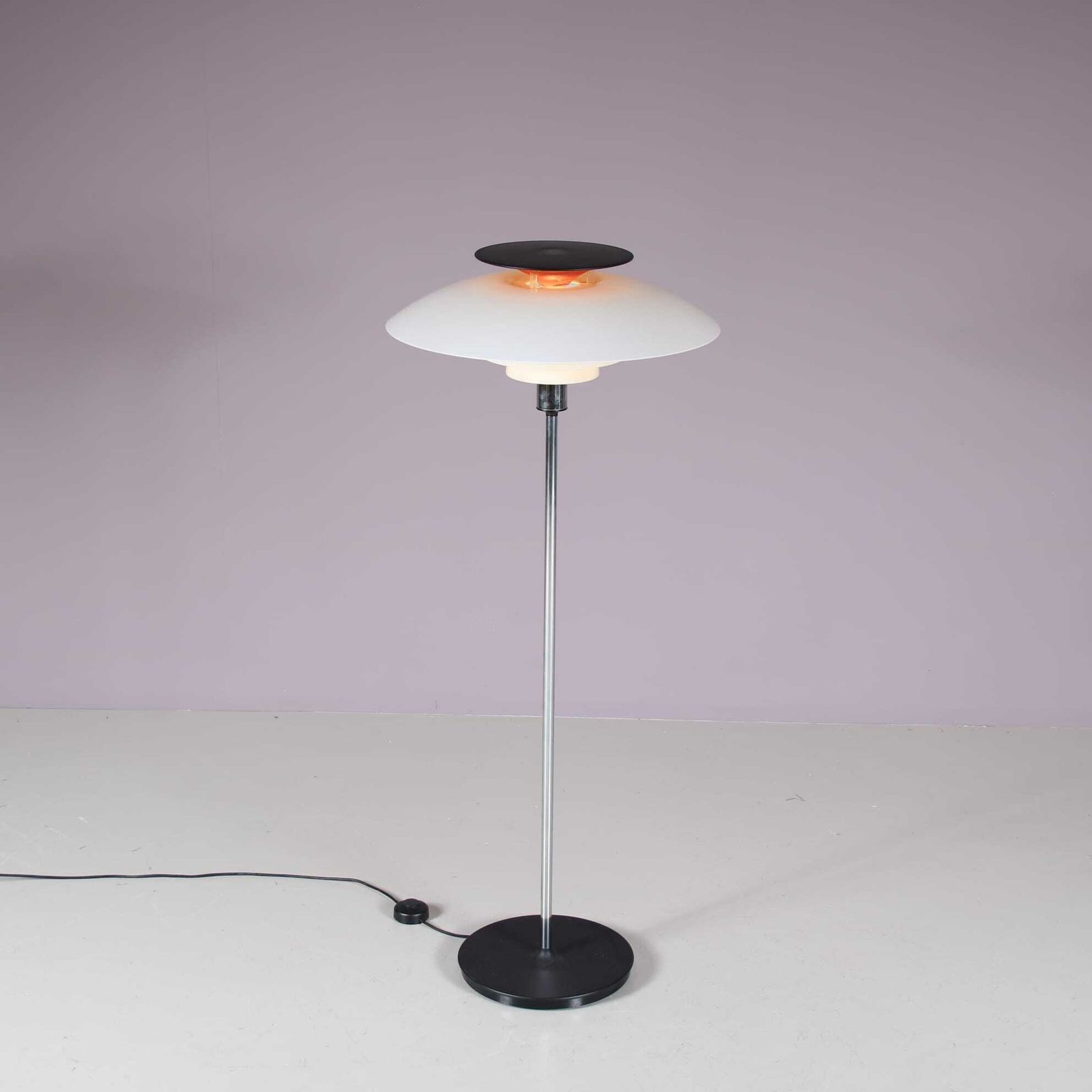 1970s Poul Henningsen “Ph80” Floor Lamp For Louis Poulsen, Denmark photo furniture
