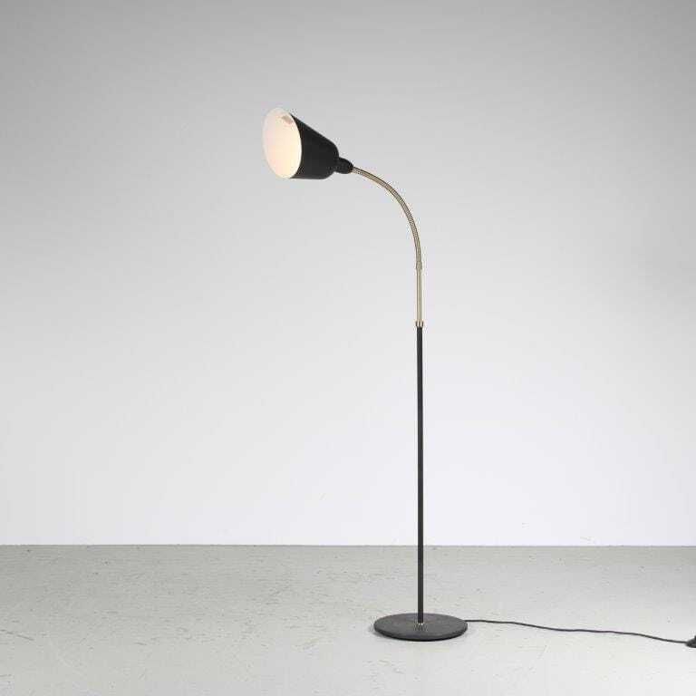 2020s Edition Of 1950s “Aj7” Floor Lamp By Arne Jacobsen For & Tradition, Denmark photo vinterior