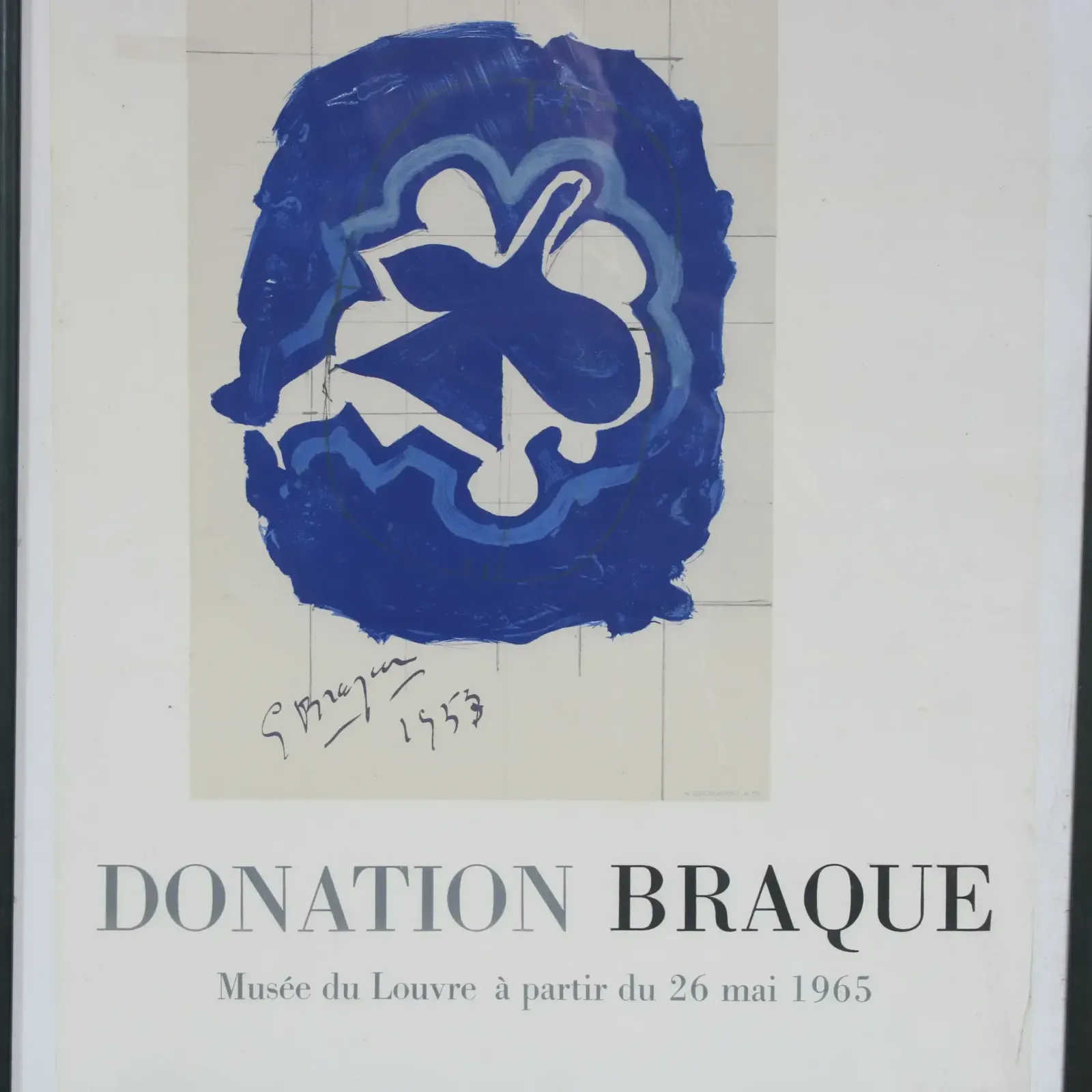1965 George Braque Lithograph By Mourlot, France