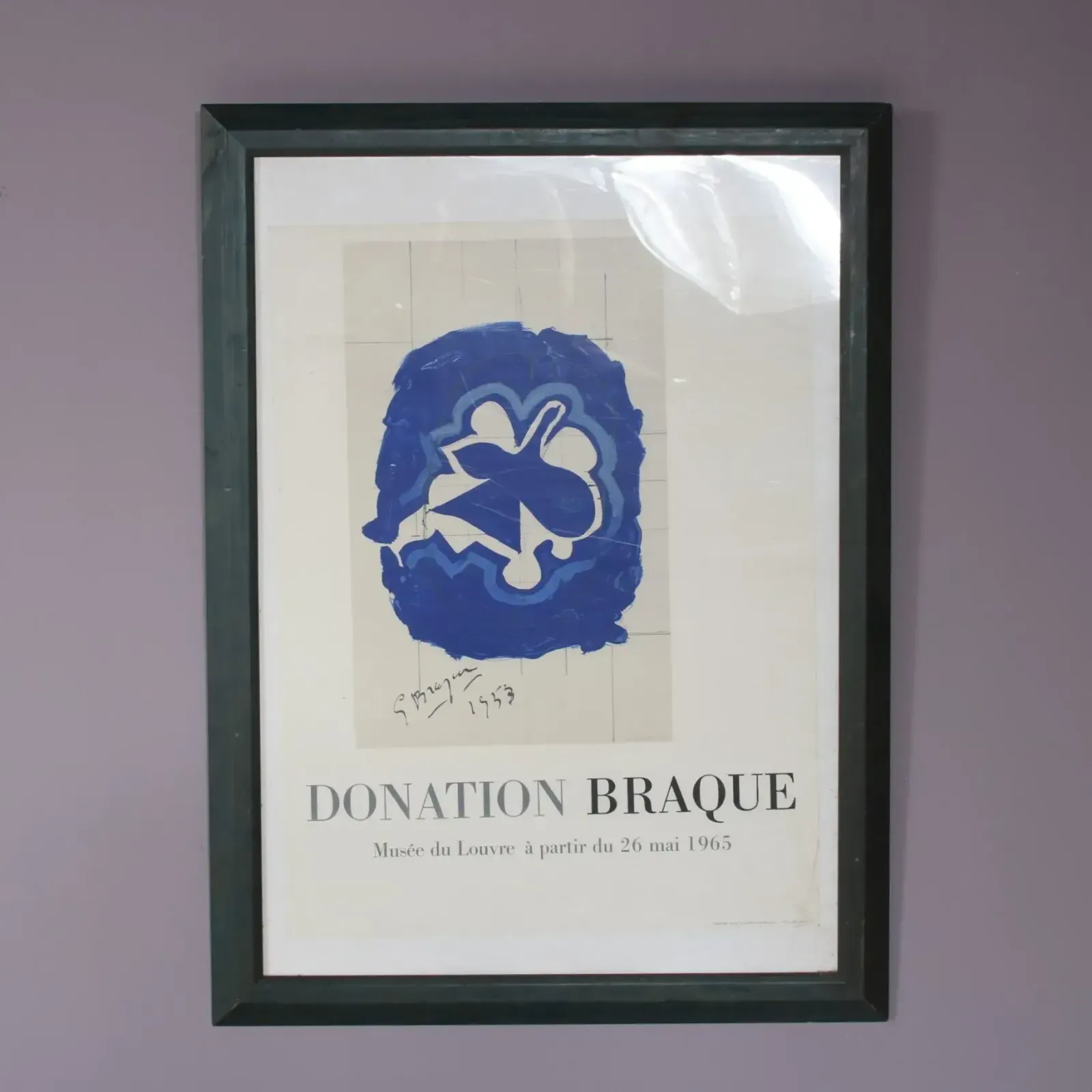 1965 George Braque Lithograph By Mourlot, France photo 244.0