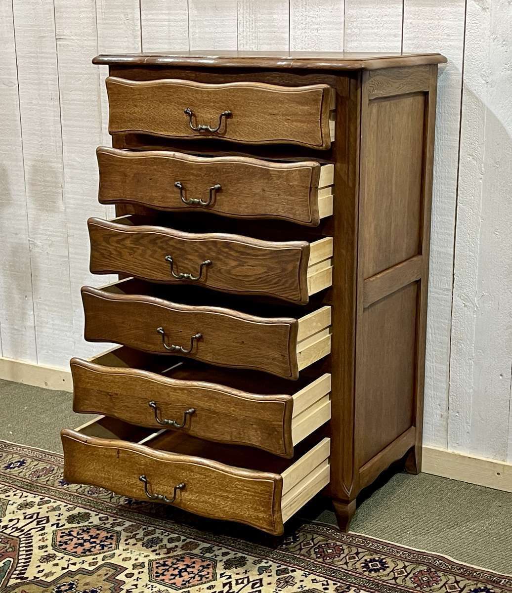 Furniture Oak Chiffonier From The 1950s photo