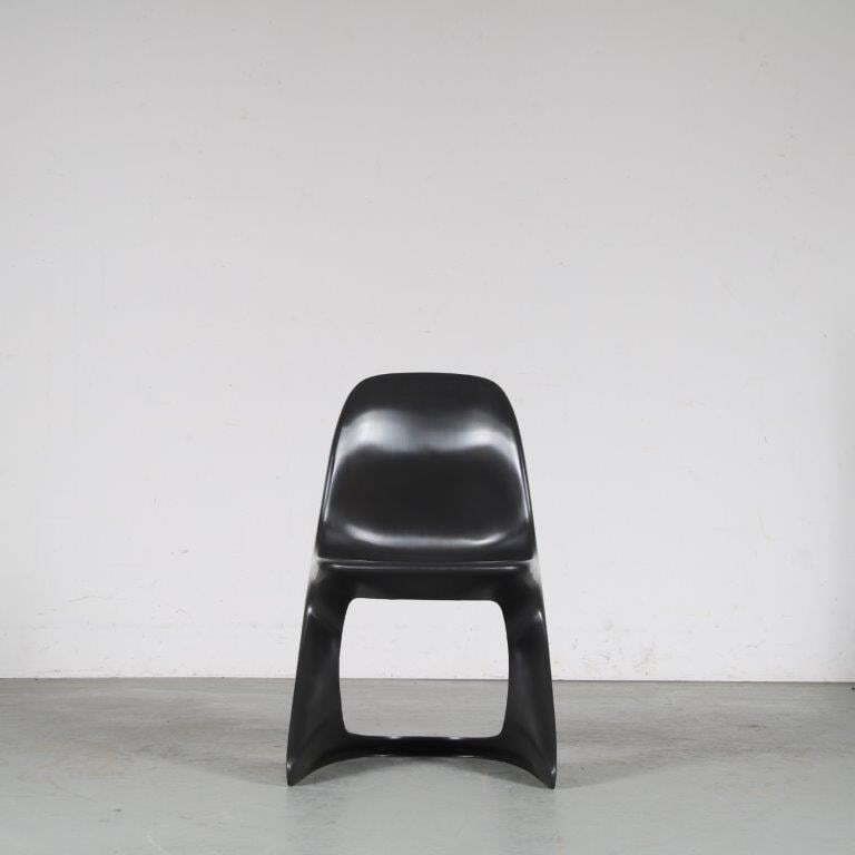 photo furniture 2000s Black “Casalino” Chair By Alexander Begge For Casala, Germany – Large Stock!