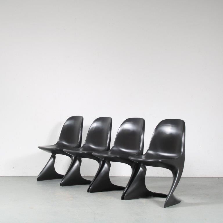 photo buy 2000s Black “Casalino” Chair By Alexander Begge For Casala, Germany – Large Stock!
