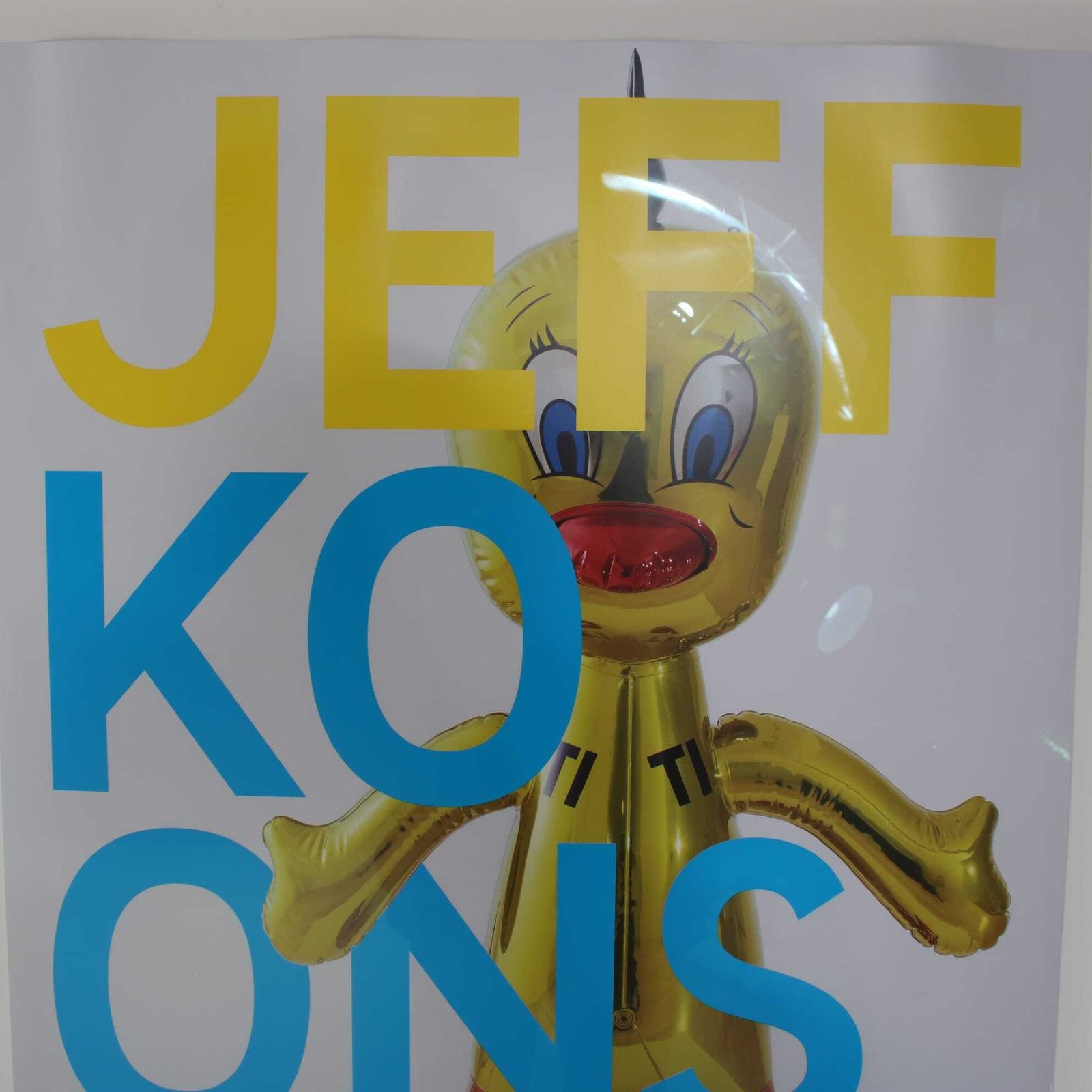 2016 Jeff Koons Exhibition Lithographed Poster, Uk photo for sale