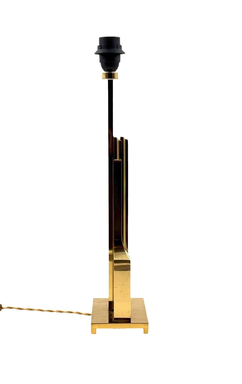 photo furniture Luciano Frigerio, Hollywood Regency Mod. Tartaro Table Lamp Base, Italy 1970