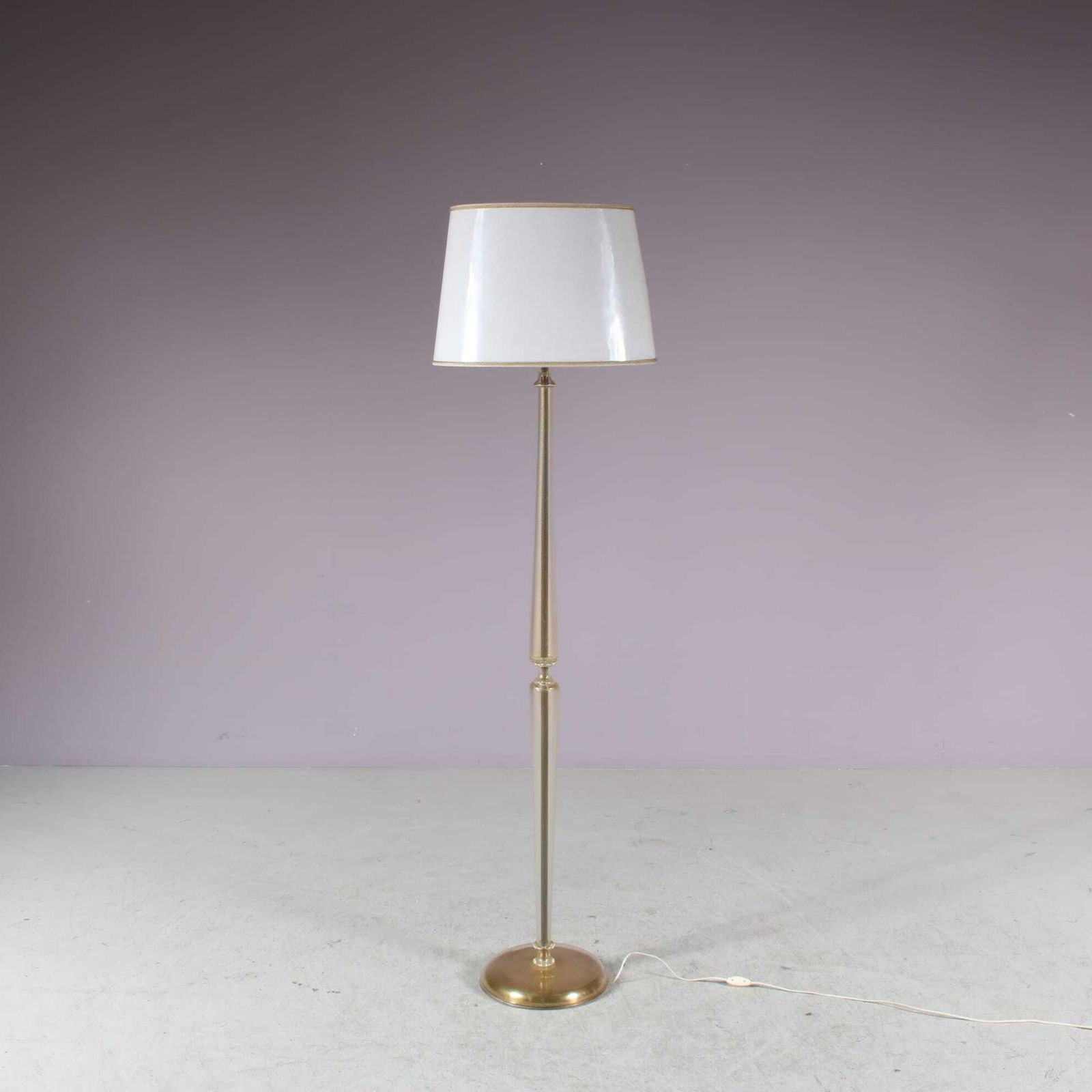1940s Murano Glass Floor Lamp From Italy photo for sale