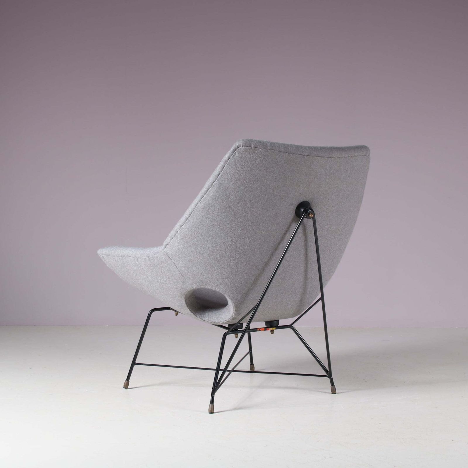 “Kosmos” Lounge Chair By Augusto Bozzi For Saporiti, Italy 1950 photo for sale