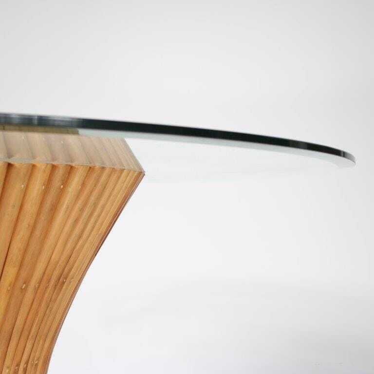 1970s Bamboo Dining Table By Mcguire USA photo furniture