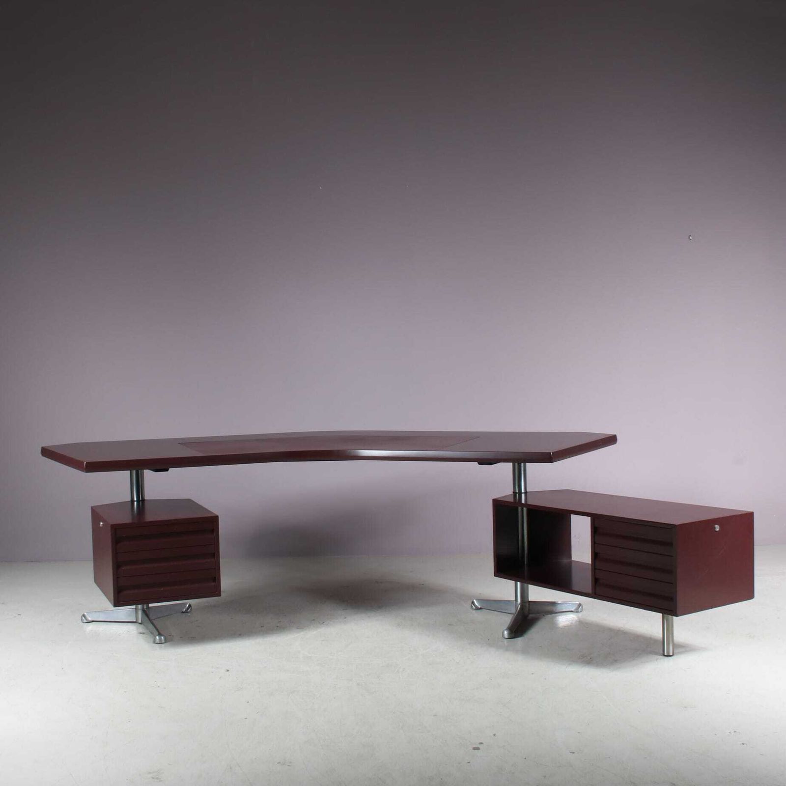 Osvaldo Borsani Desk For Tecno Milano, Italy 1950 photo vintage