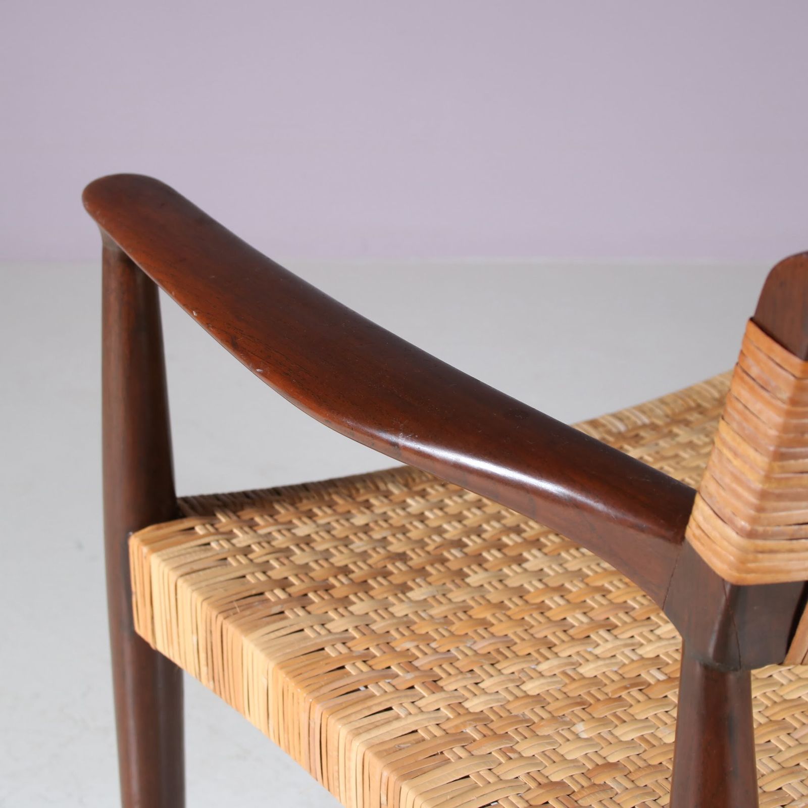 Side Chair By Einar Larsen & Aksel Bender Madsen For Willy Beck, Denmark 1950 photo buy