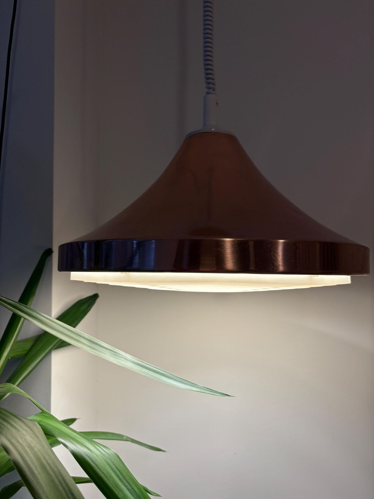 Danish Copper Pendant Light, 1970s photo furniture