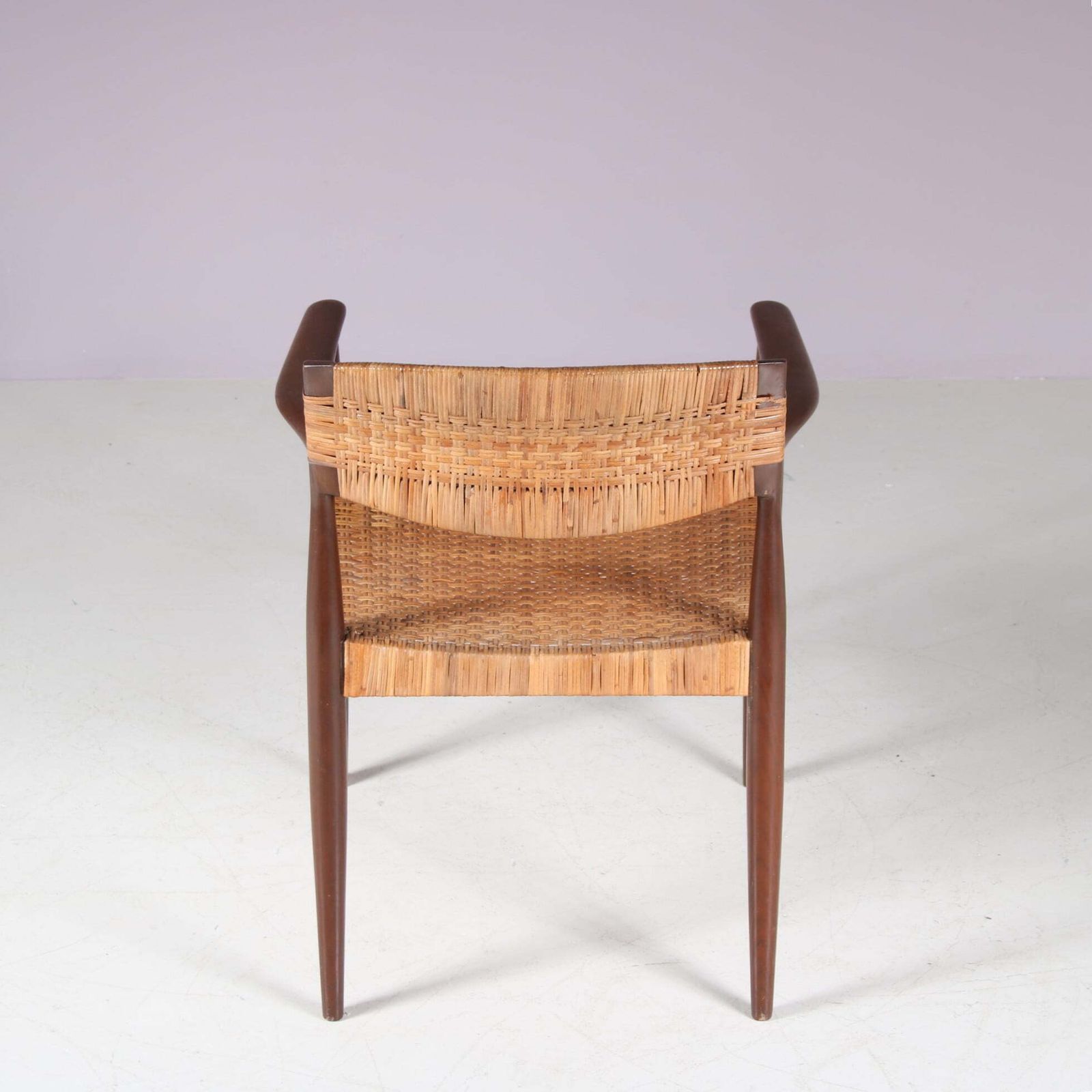 Furniture Side Chair By Einar Larsen & Aksel Bender Madsen For Willy Beck, Denmark 1950 photo