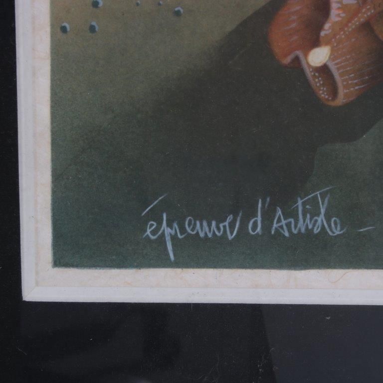 1970s Surrealist Artwork By Xavier Degans, France photo for sale