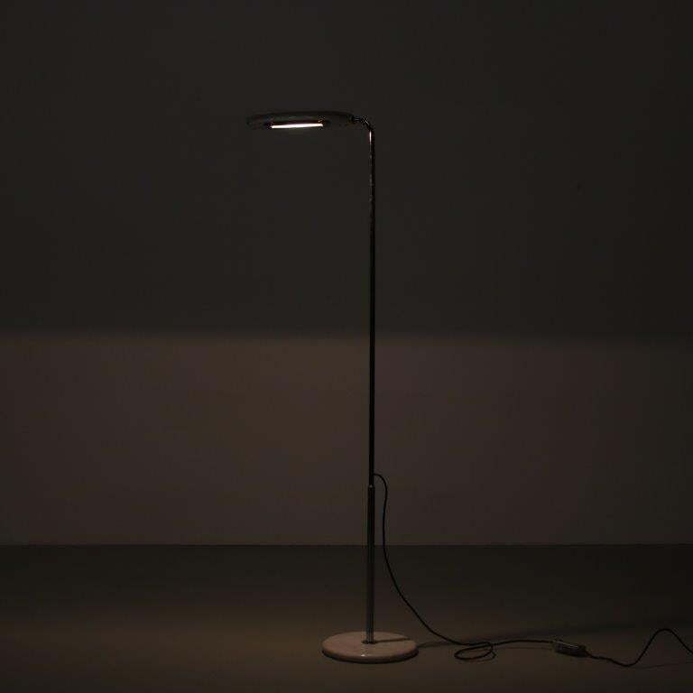 1970s “Mezzaluna” Floor Lamp By Bruno Gecchelin For Skipper, Italy photo buy