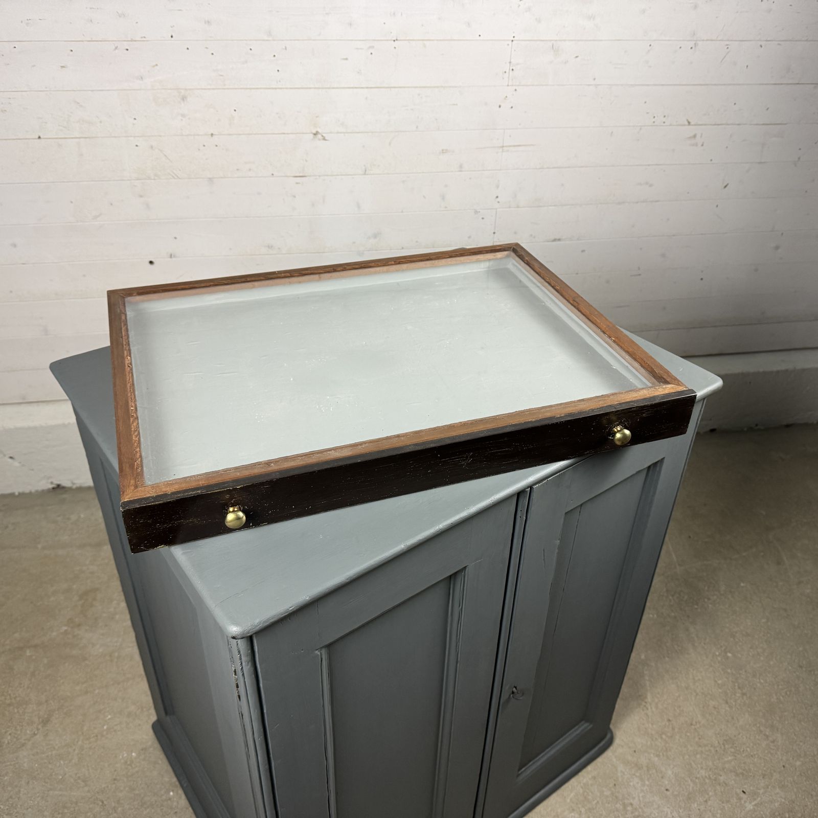Antique Pine And Hardwood 10 Drawer Collectors Cabinet photo for sale