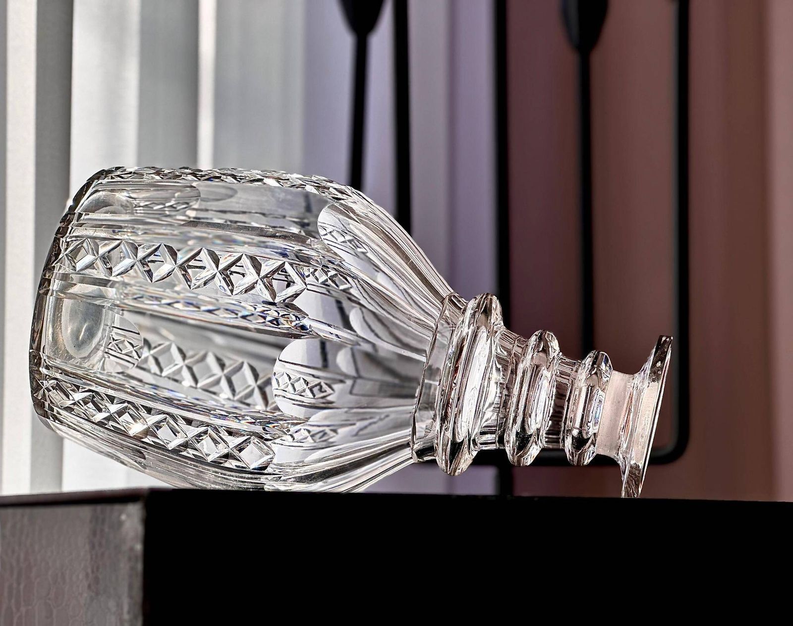 photo furniture Pair Of Victorian Cut Crystal Decanters  England | Circa 1860–1890