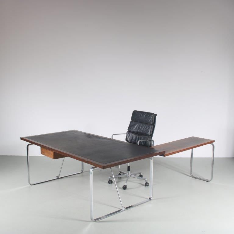 photo furniture L Shaped Desk By Jorge Lund & Ole Larsen For Bo Ex Denmark 1960