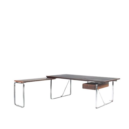 photo for sale L Shaped Desk By Jorge Lund & Ole Larsen For Bo Ex Denmark 1960