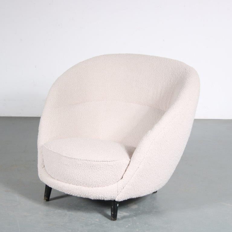 1960s Lounge Chair Attributed To Isa Bergamo In Italy photo vintage