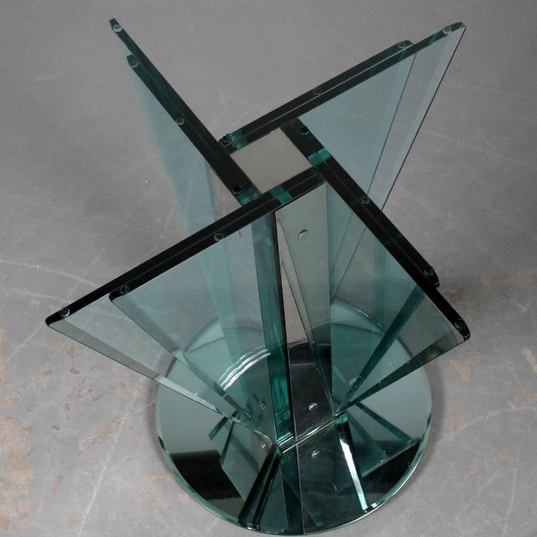 Nile Glass Table By Galotti And Radice Italy 1970 photo Furniture