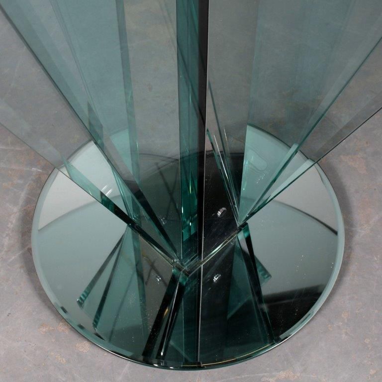 Nile Glass Table By Galotti And Radice Italy 1970 photo vinterior