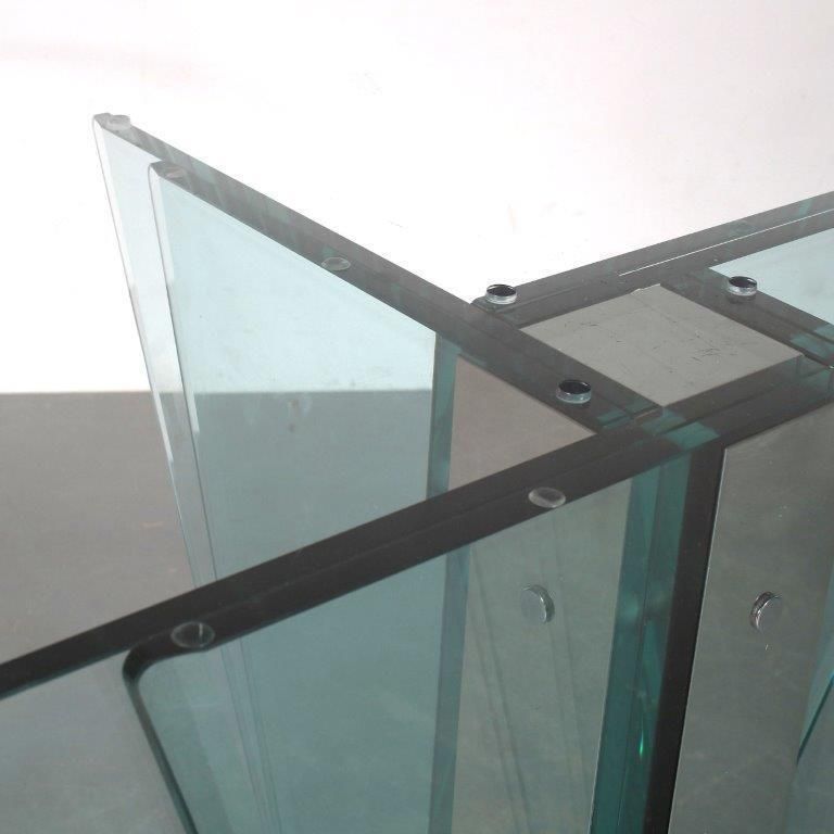 Nile Glass Table By Galotti And Radice Italy 1970 photo buy