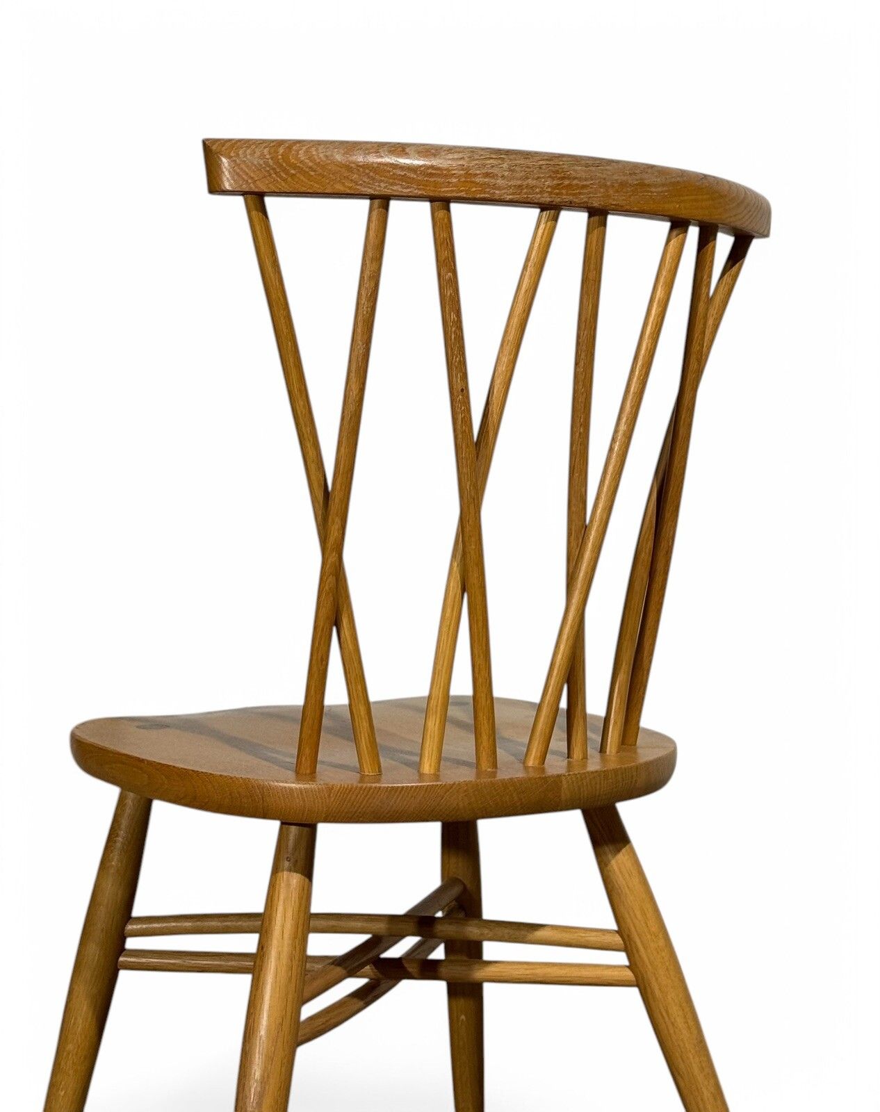 Ercol Chiltern Candle Stick Chair Desk Chair Oak photo furniture