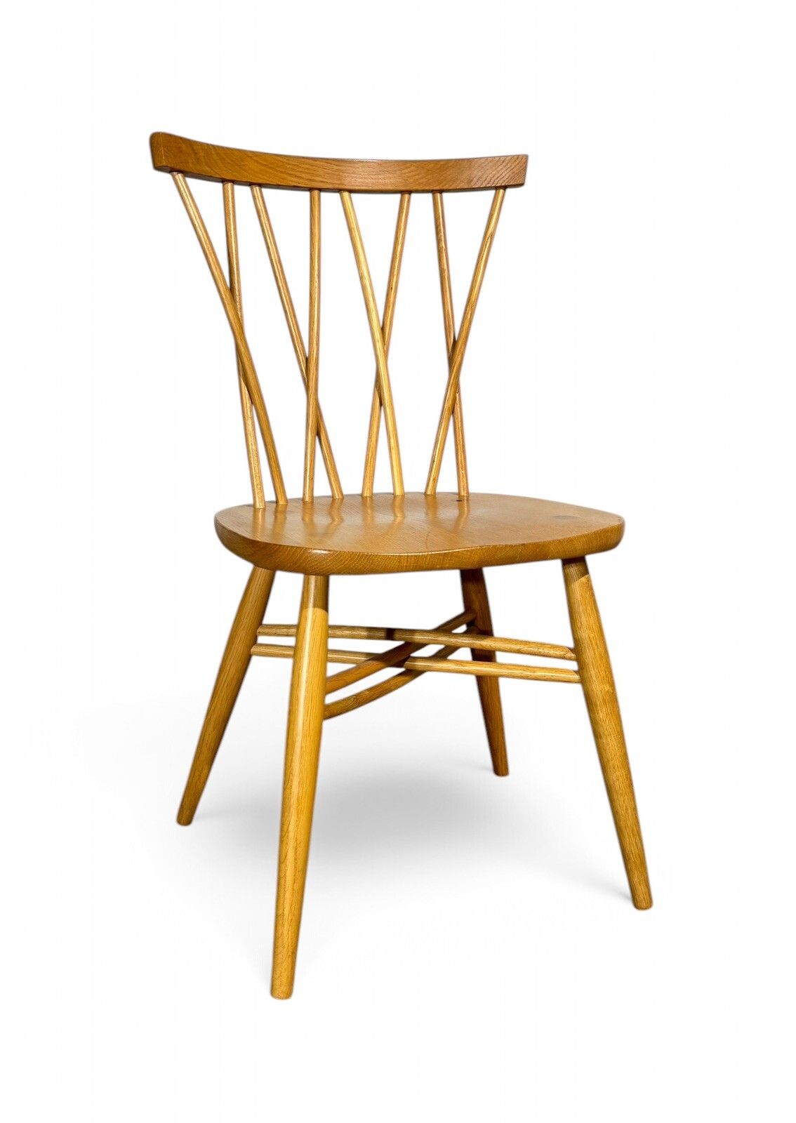 Ercol Chiltern Candle Stick Chair Desk Chair Oak photo buy