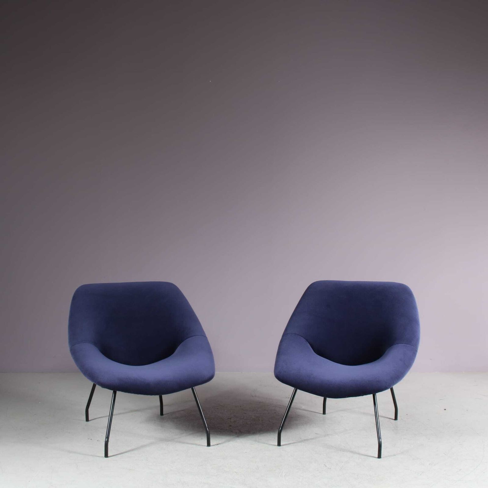 Pair Of Lounge Chairs By Gar, France 1950