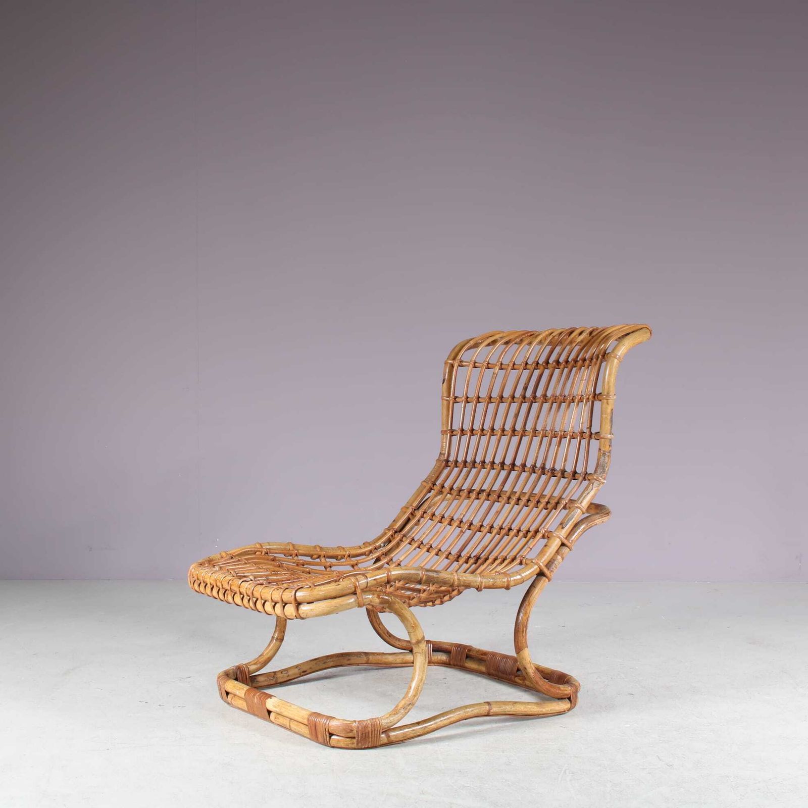 Tito Agnoli Lounge Chair For Bonacina, Italy 1950