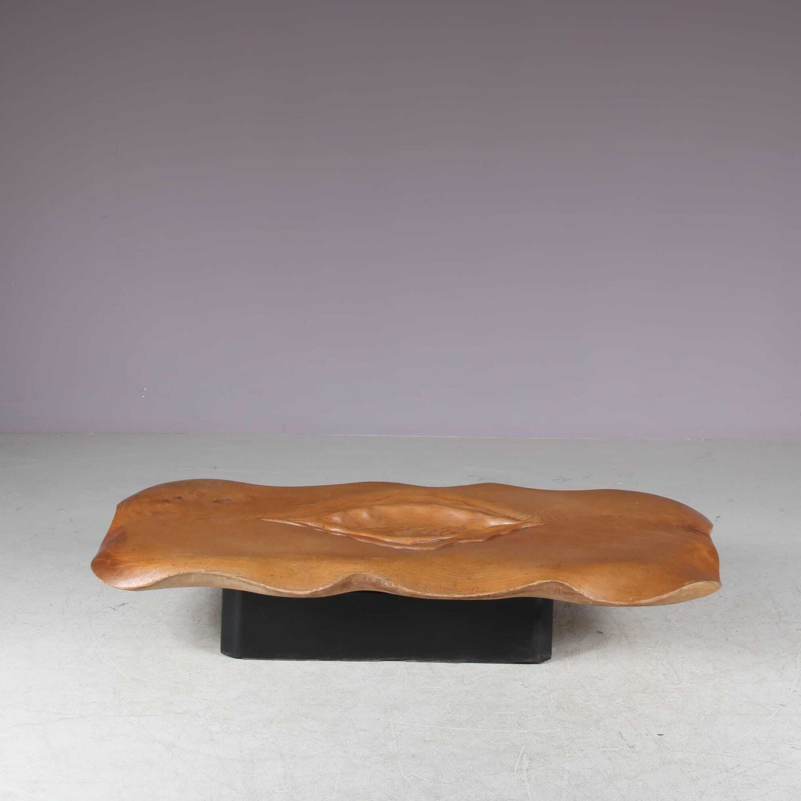 1980s Sculptural Coffee Table By Gerard Ducouret, France photo for sale