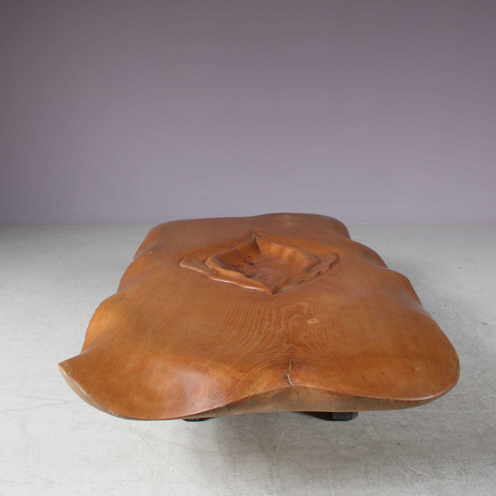 photo furniture 1980s Sculptural Coffee Table By Gerard Ducouret, France