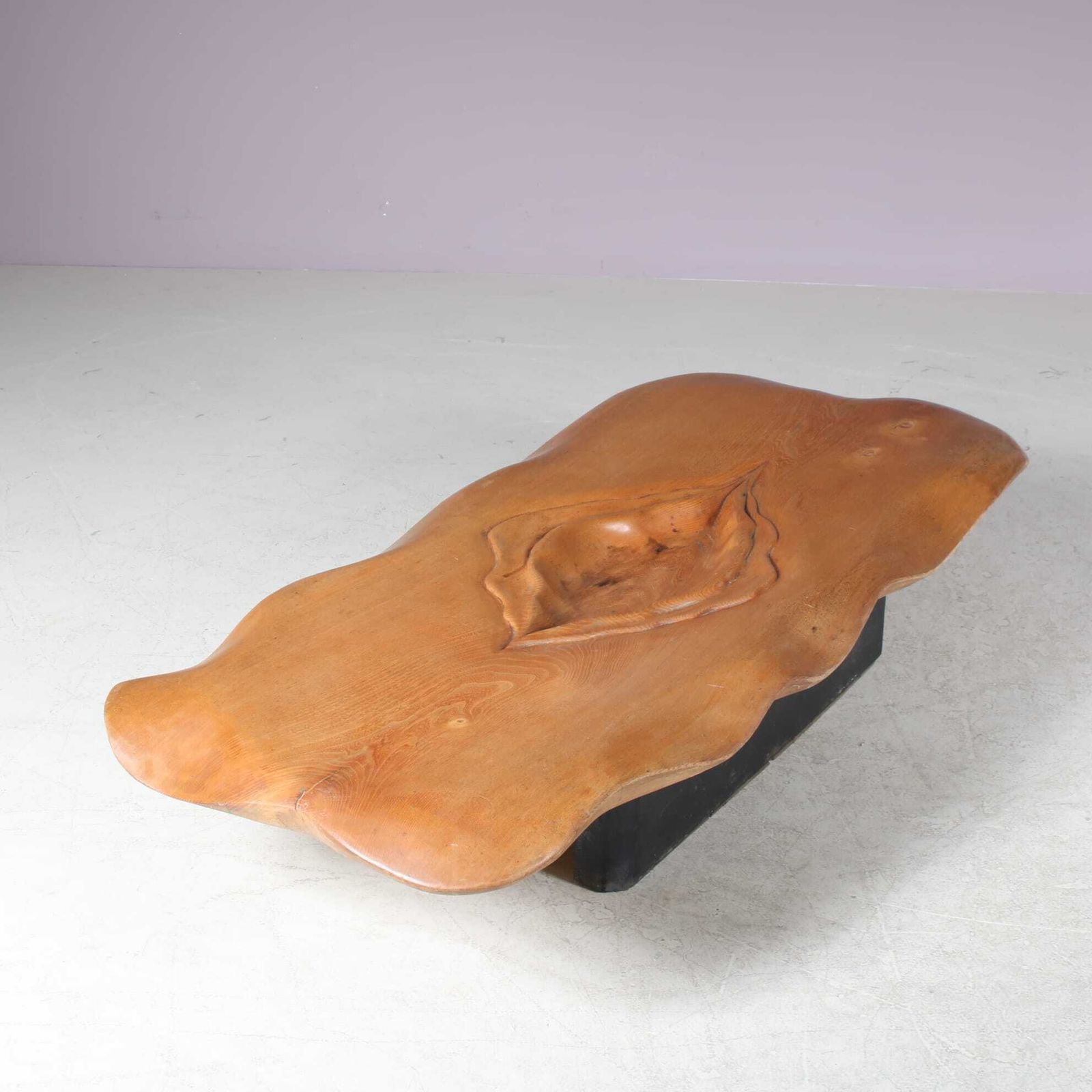2682.0 1980s Sculptural Coffee Table By Gerard Ducouret, France photo