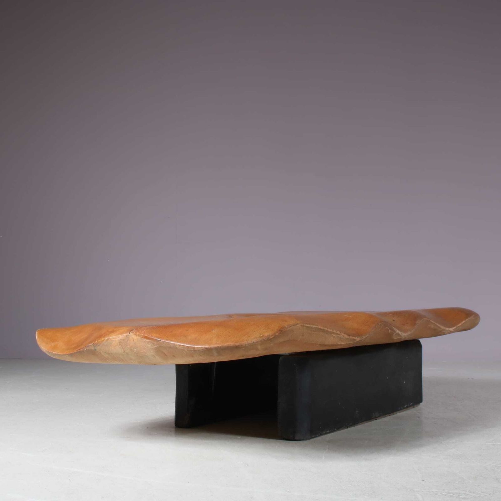 photo buy 1980s Sculptural Coffee Table By Gerard Ducouret, France