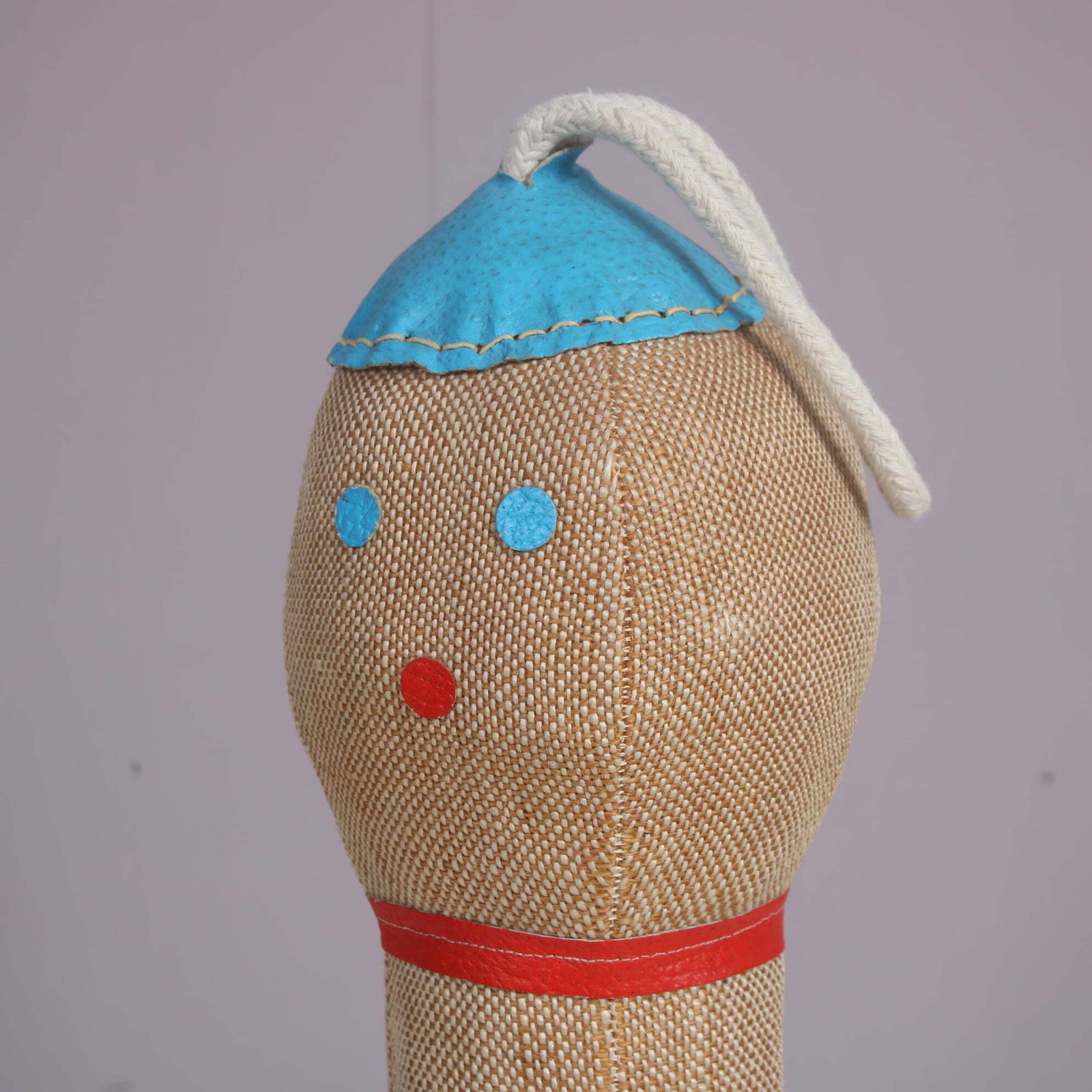 Jute And Leather Toy By Renate Müller For H. Josef Leven Kg, Germany 1960 photo furniture