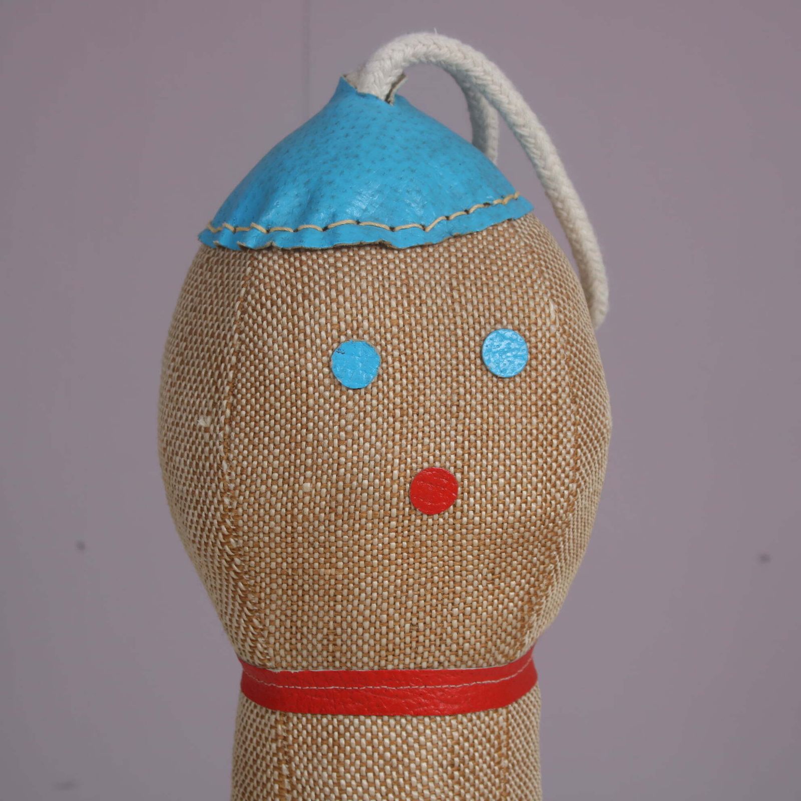 Jute And Leather Toy By Renate Müller For H. Josef Leven Kg, Germany 1960 photo 464.0
