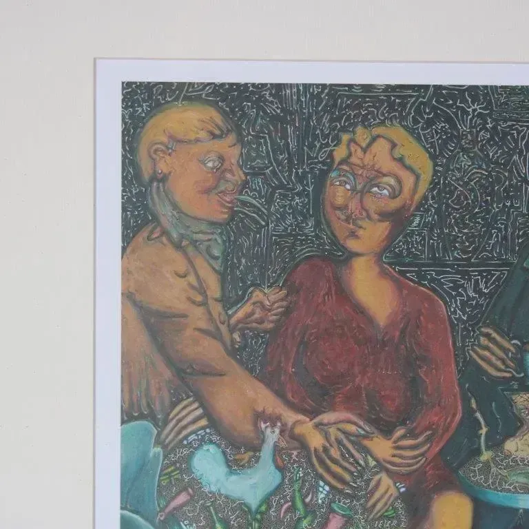 2001 Framed Lithography “Kapoenen” , Netherlands photo for sale