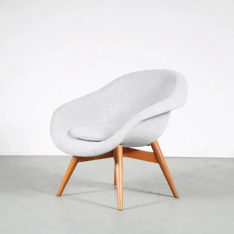 photo furniture Pair Of Frantisek Jirak Lounge Chairs From Czech, 1950