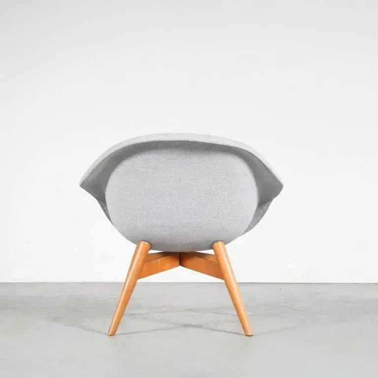 Furniture Pair Of Frantisek Jirak Lounge Chairs From Czech, 1950 photo