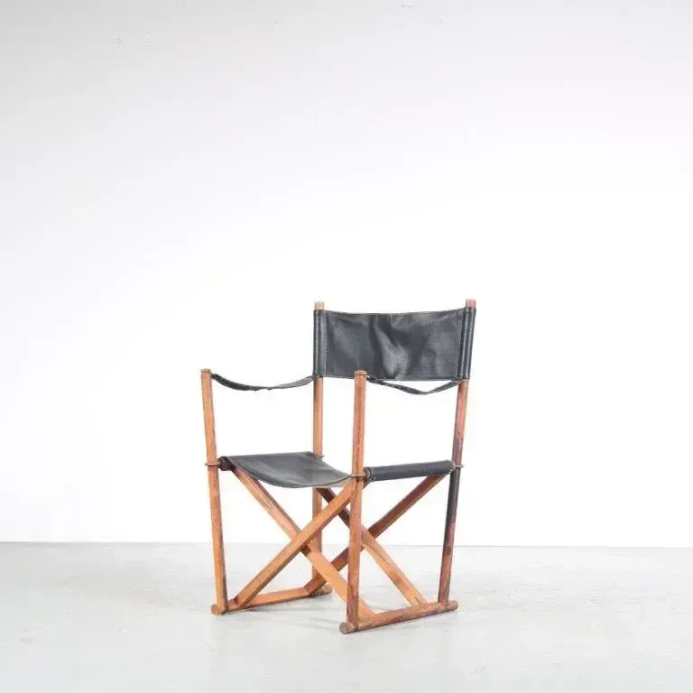 Mk16” Safari Chairs By Mogens Koch, Denmark 1930 photo vinterior