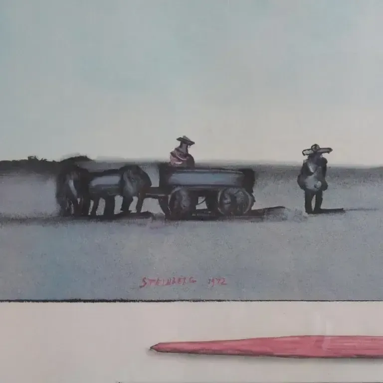 Steinberg Lithography For Galerie Maeght, Printed By Mourlot In Paris, 1973 photo 536.0