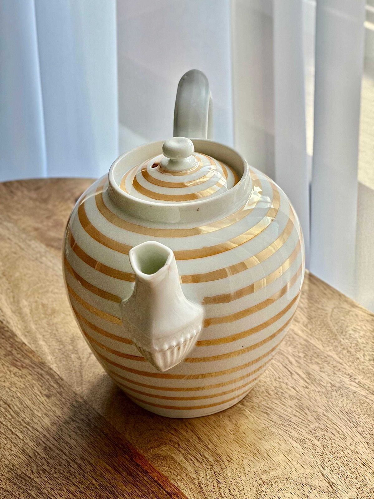 19th Century Russian Imperial Teapot – Kuznetsov Pottery (Riga), Romanov Era Porcelain, Gold Accents, Signed Antique photo buy
