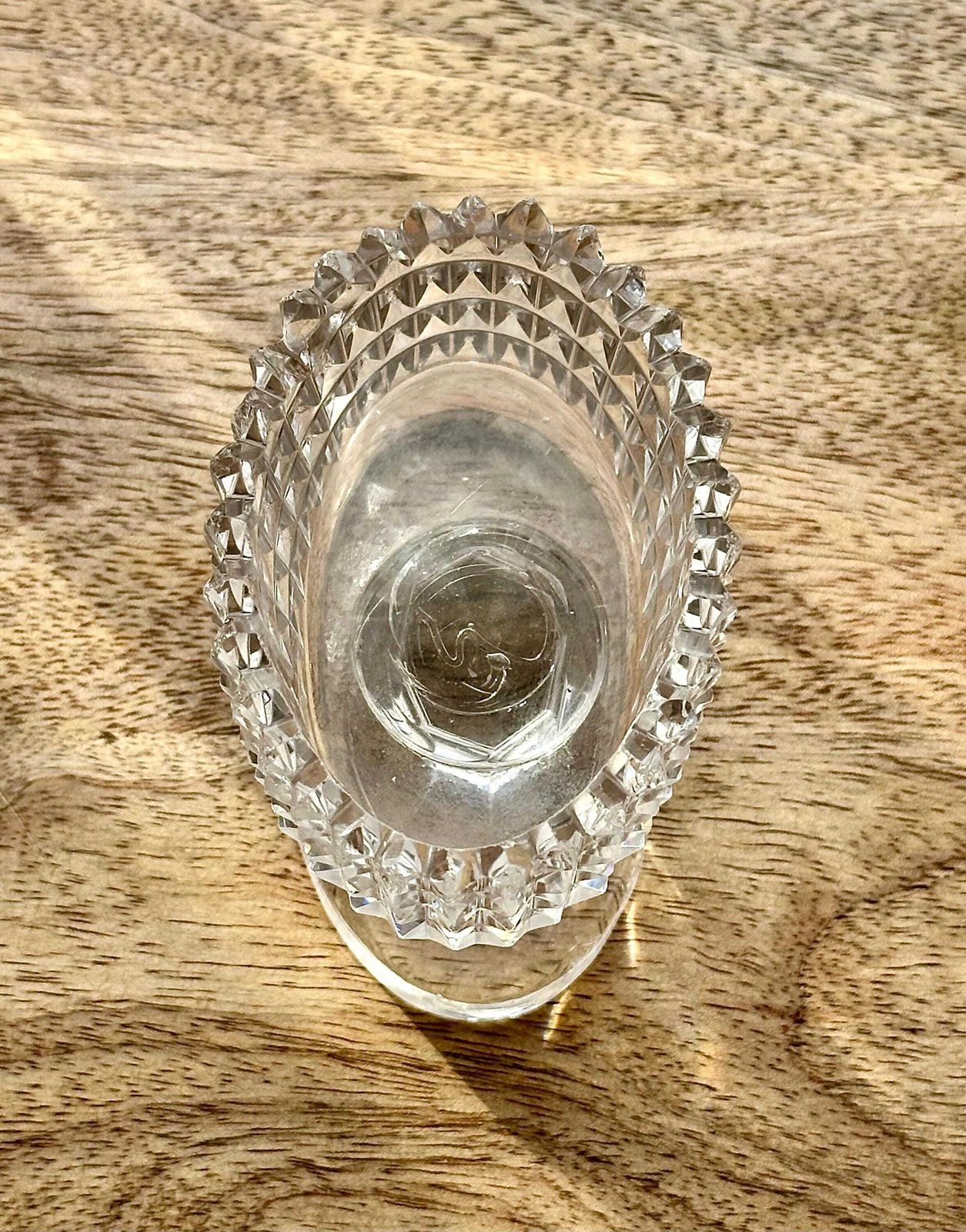 Set Of 2 Antique Glass Master Salt Dishes – Victorian & Georgian (C.1820 1880) photo 85.0