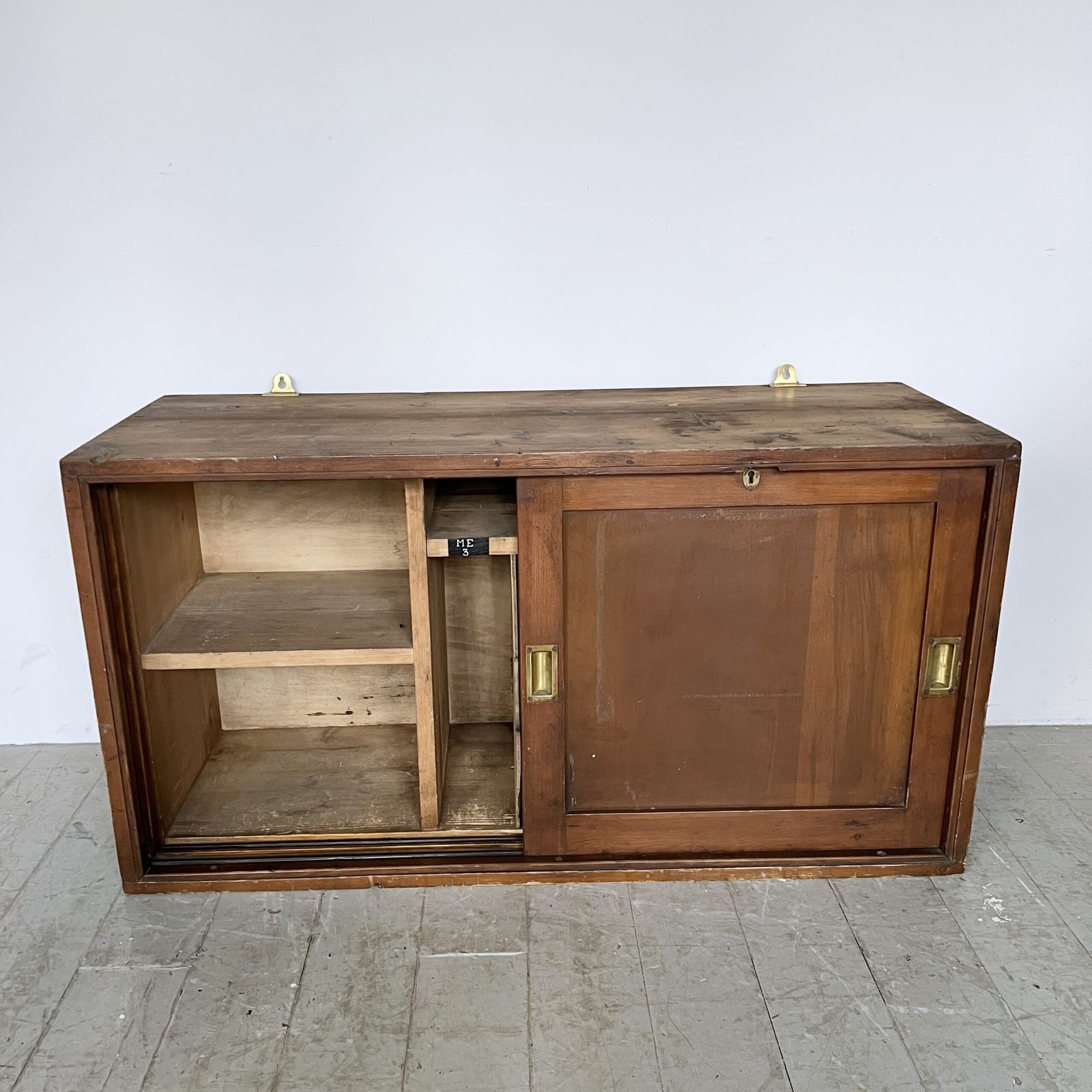 Early 20th Century Wooden Sliding Cabinet photo 295.0